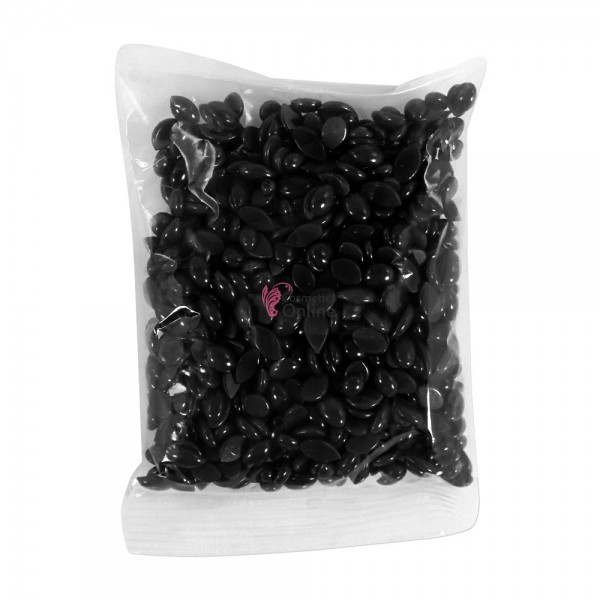 Ceara traditionala elastica argintie pentru barbati tip granule, 100g Italwax